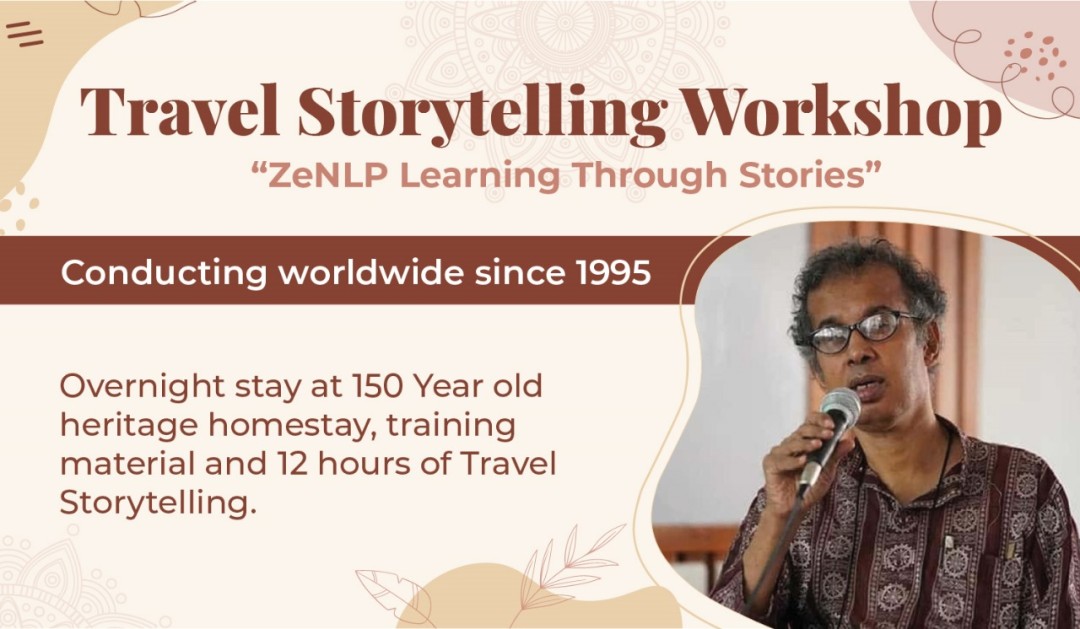 Travel Storytelling Workshop (18 & 19 November)